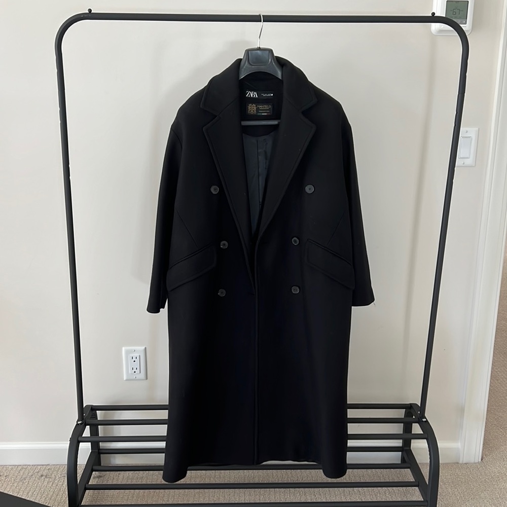 New! Mango Italian wool coat.
